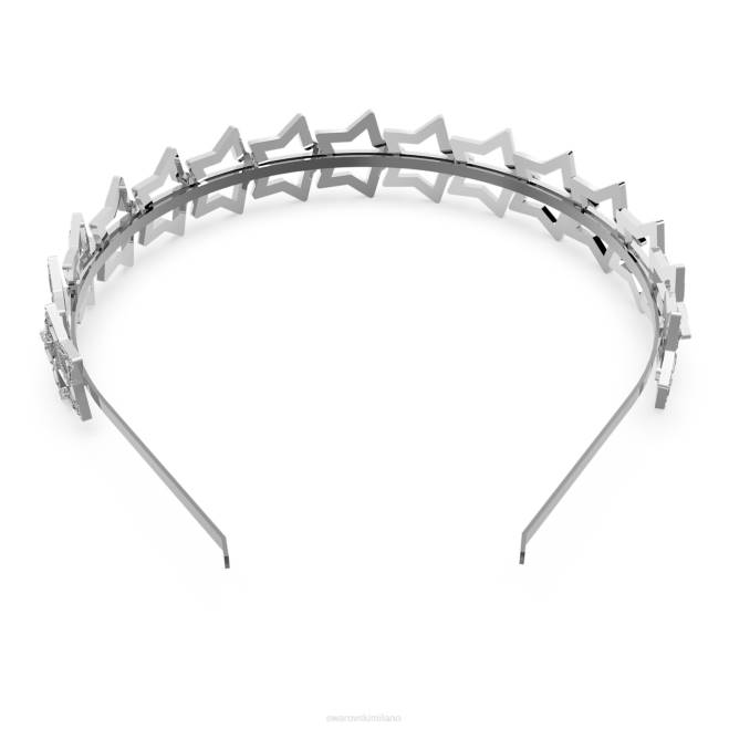 Swarovski DV4B1469 Accessori stella, bianca, placcata rodio cerchietto per capelli