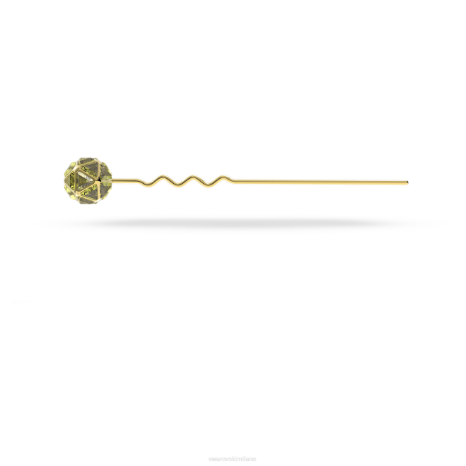 Swarovski DV4B1472 Accessori verde, placcato color oro forcina per capelli