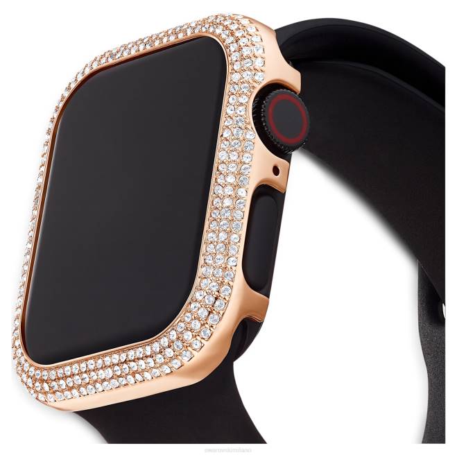 Swarovski DV4B1418 Accessori tono oro rosa custodia scintillante compatibile con Apple Watch