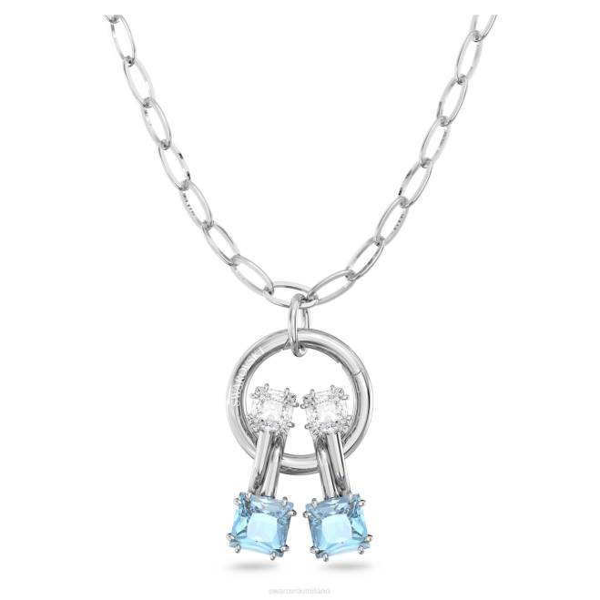 Swarovski DV4B1426 Accessori blu, placcato argento gioielli in baccello