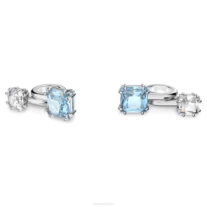 Swarovski DV4B1426 Accessori blu, placcato argento gioielli in baccello
