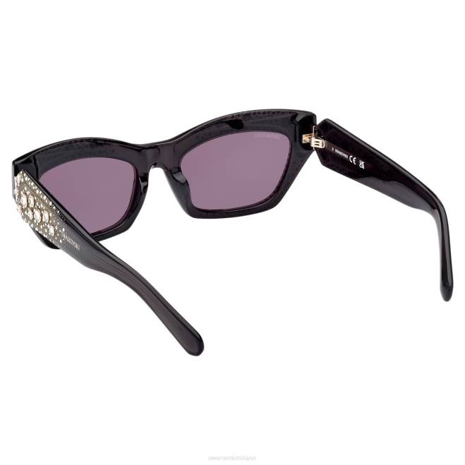 Swarovski DV4B1438 Accessori forma cat-eye, sk0380 01a, nero occhiali da sole