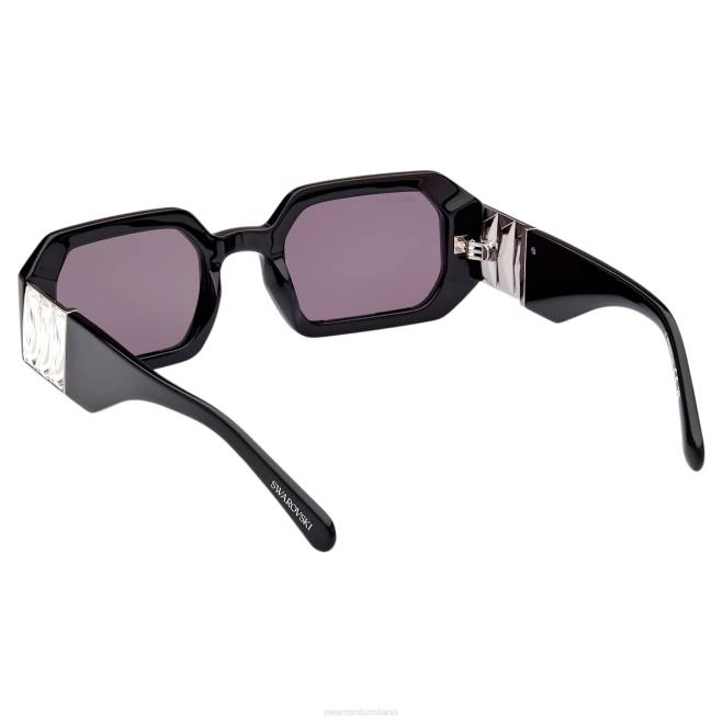 Swarovski DV4B1442 Accessori sk0387 01a, nero occhiali da sole a forma ottagonale