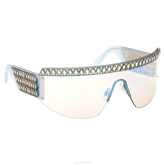 Swarovski DV4B1445 Accessori maschera, tinta sfumata, sk0363 30x, blu occhiali da sole