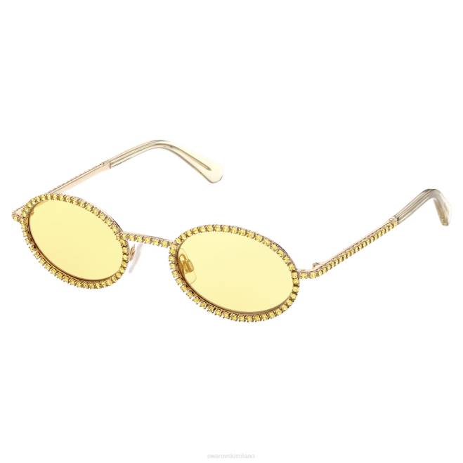 Swarovski DV4B1448 Accessori forma ovale, pavè, sk0340 32l, giallo occhiali da sole