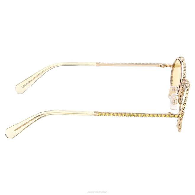 Swarovski DV4B1448 Accessori forma ovale, pavè, sk0340 32l, giallo occhiali da sole