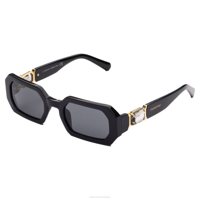 Swarovski DV4B1450 Accessori sk0349 01a, nero occhiali da sole a forma ottagonale