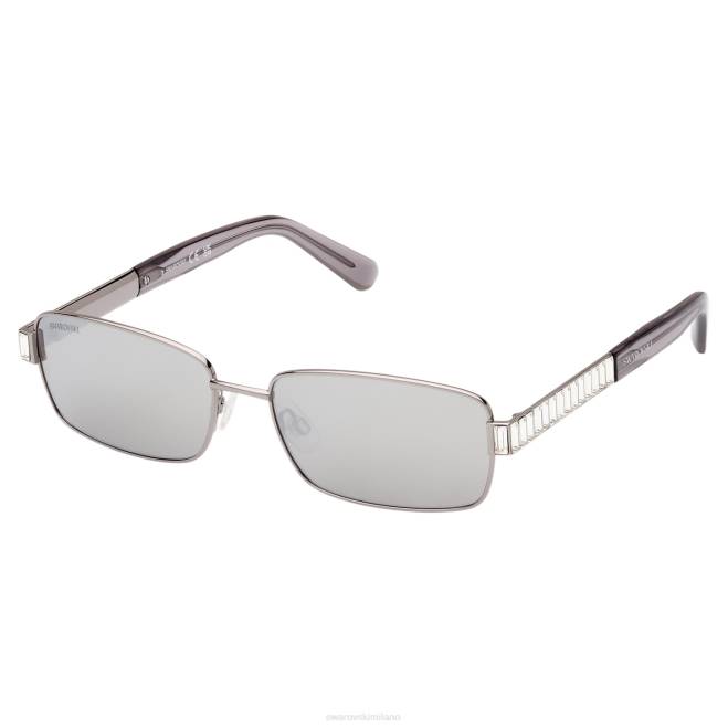 Swarovski DV4B1456 Accessori specchio, sk0389 14c, tono argento occhiali da sole