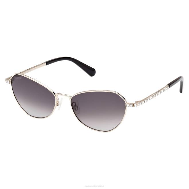 Swarovski DV4B1457 Accessori tinta sfumata, sk0386 32b, nero occhiali da sole