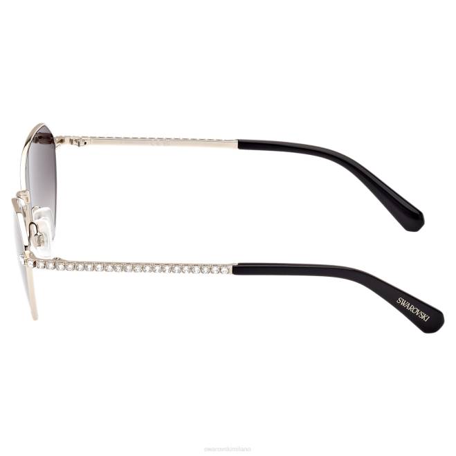 Swarovski DV4B1457 Accessori tinta sfumata, sk0386 32b, nero occhiali da sole