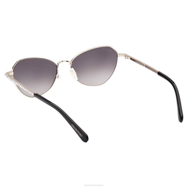 Swarovski DV4B1457 Accessori tinta sfumata, sk0386 32b, nero occhiali da sole