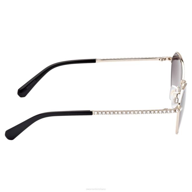 Swarovski DV4B1457 Accessori tinta sfumata, sk0386 32b, nero occhiali da sole
