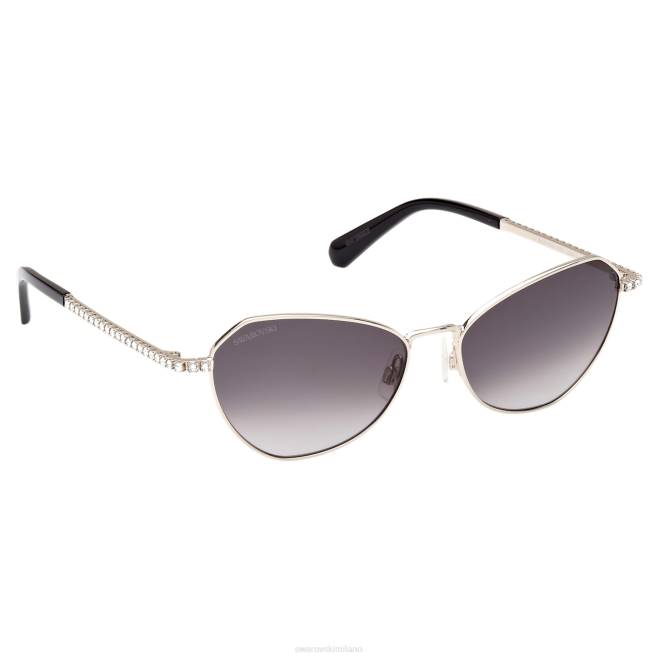 Swarovski DV4B1457 Accessori tinta sfumata, sk0386 32b, nero occhiali da sole