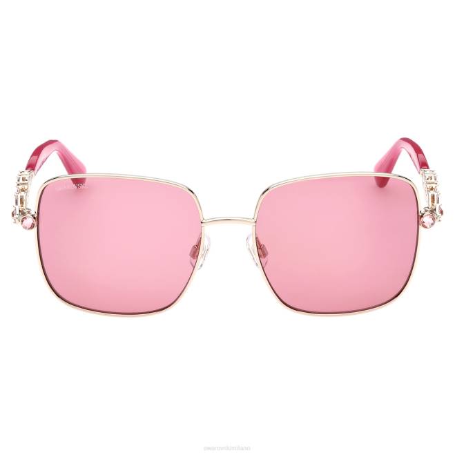 Swarovski DV4B1461 Accessori forma quadrata, sk0358 32s, rosa occhiali da sole