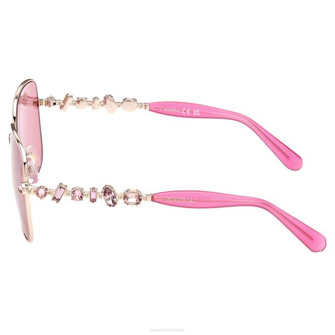Swarovski DV4B1461 Accessori forma quadrata, sk0358 32s, rosa occhiali da sole