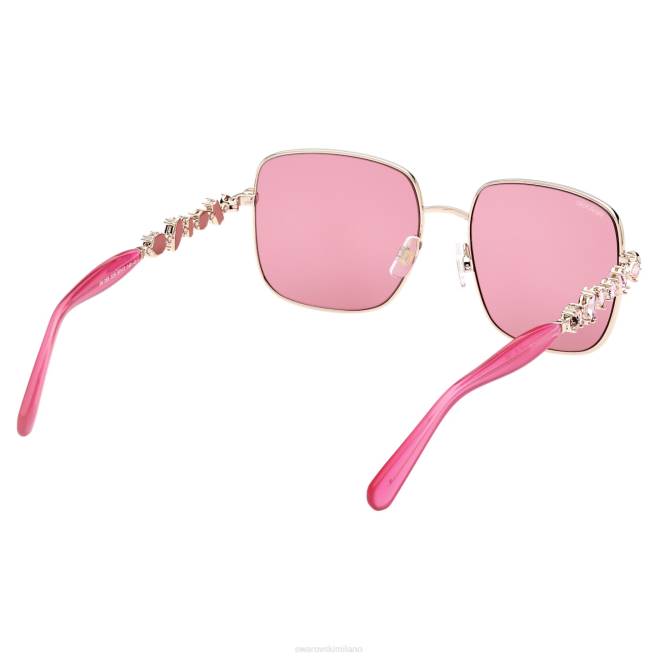 Swarovski DV4B1461 Accessori forma quadrata, sk0358 32s, rosa occhiali da sole