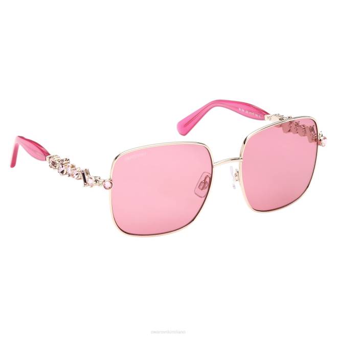 Swarovski DV4B1461 Accessori forma quadrata, sk0358 32s, rosa occhiali da sole