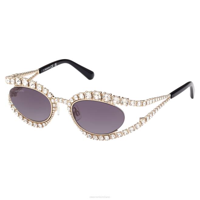 Swarovski DV4B1465 Accessori dichiarazione, sk0385 32b, grigio occhiali da sole