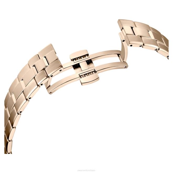 Swarovski DV4B1136 Accessori prodotto in Svizzera, bracciale in metallo, tonalità oro, finitura tonalità oro champagne orologio sportivo Octea Lux