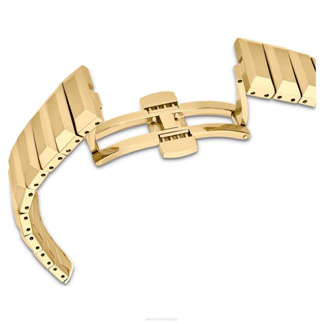 Swarovski DV4B1145 Accessori prodotto in Svizzera, bracciale in metallo, tono dorato, finitura color oro Orologio da 37 mm