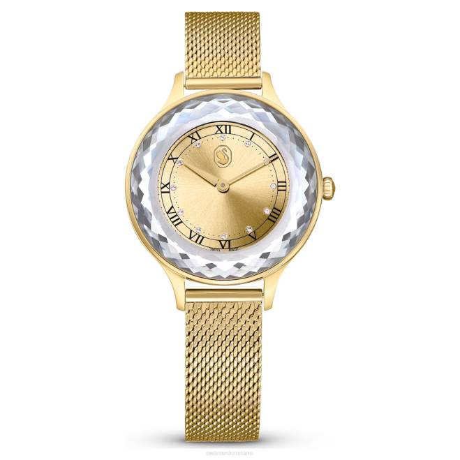 Swarovski DV4B1147 Accessori prodotto in Svizzera, bracciale in metallo, tono dorato, finitura color oro orologio Octea Nova