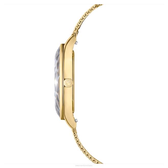 Swarovski DV4B1147 Accessori prodotto in Svizzera, bracciale in metallo, tono dorato, finitura color oro orologio Octea Nova
