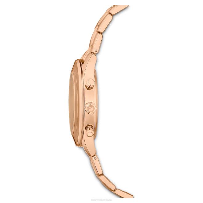 Swarovski DV4B1149 Accessori swiss made, bracciale in metallo, marrone, finitura color oro orologio sportivo Octea Lux