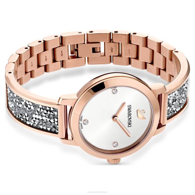 Swarovski DV4B1170 Accessori prodotto in Svizzera, bracciale in metallo, tonalità oro rosa, finitura tonalità oro rosa orologio rock cosmico