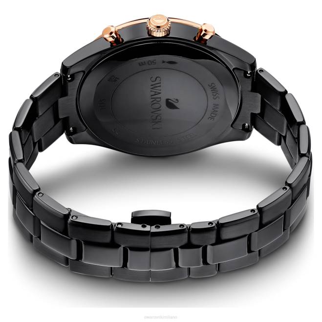 Swarovski DV4B1173 Accessori swiss made, bracciale in metallo, colore nero, finitura nera orologio sportivo Octea Lux