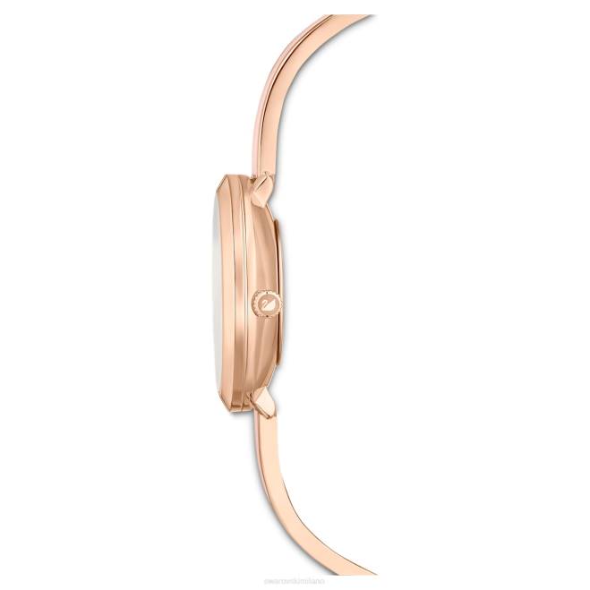 Swarovski DV4B1189 Accessori Swiss made, bracciale in metallo, colore rosa, finitura tonalità oro rosa orologio dal piacere cristallino