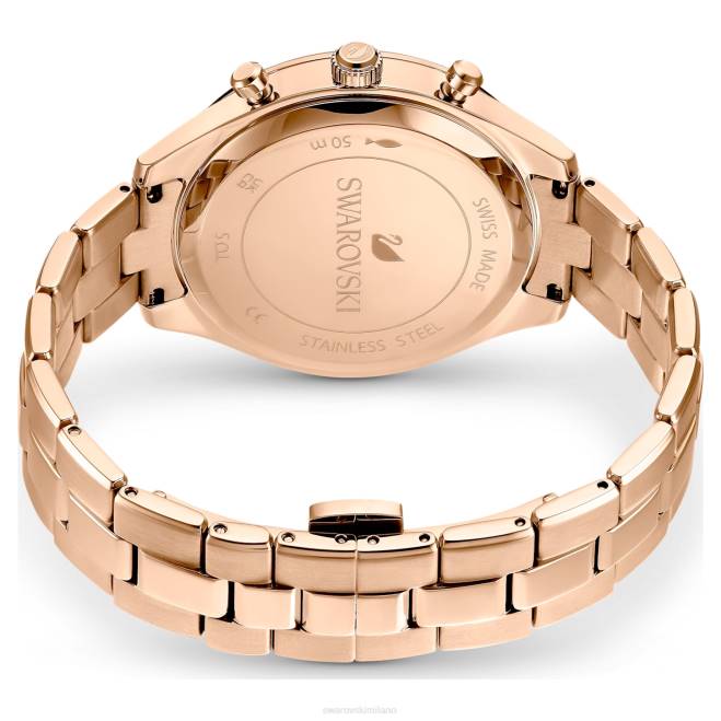 Swarovski DV4B1190 Accessori prodotto in Svizzera, bracciale in metallo, tonalità oro rosa, finitura tonalità oro rosa orologio sportivo Octea Lux