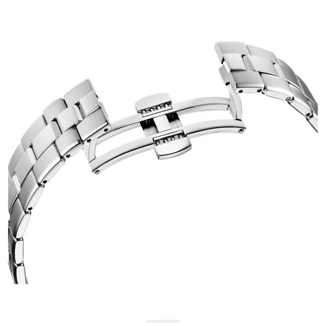Swarovski DV4B1192 Accessori prodotto in Svizzera, bracciale in metallo, tono argento, acciaio inossidabile orologio sportivo Octea Lux