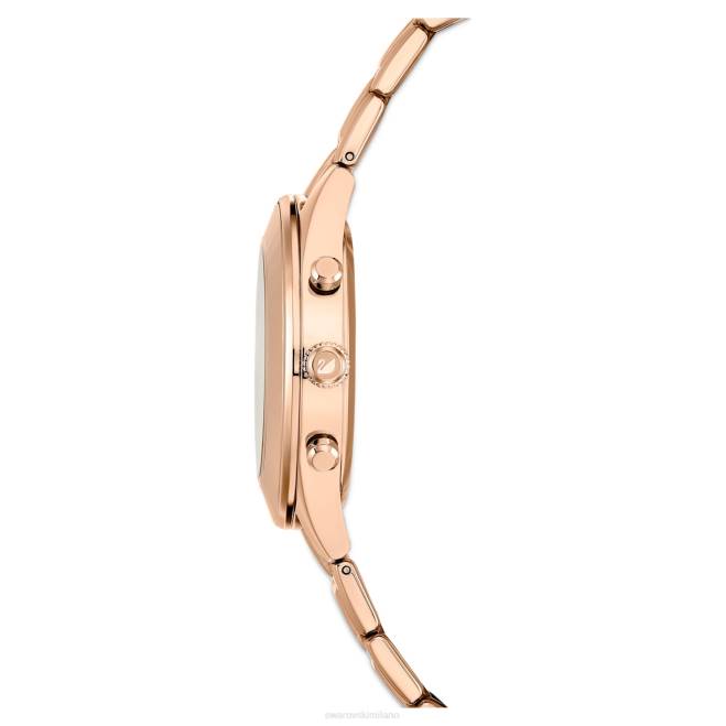Swarovski DV4B1196 Accessori prodotto in Svizzera, bracciale in metallo, tonalità oro rosa, finitura tonalità oro rosa orologio sportivo Octea Lux