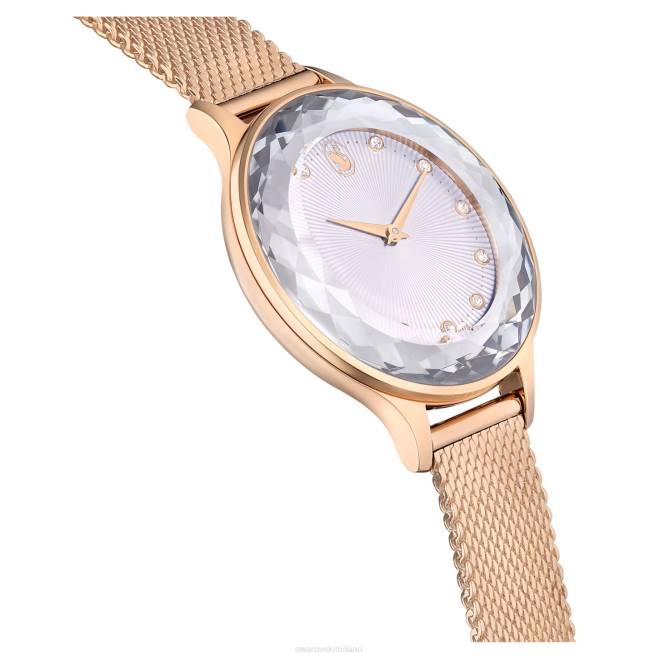 Swarovski DV4B1198 Accessori prodotto in Svizzera, bracciale in metallo, tonalità oro rosa, finitura tonalità oro rosa orologio Octea Nova