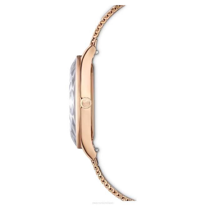 Swarovski DV4B1198 Accessori prodotto in Svizzera, bracciale in metallo, tonalità oro rosa, finitura tonalità oro rosa orologio Octea Nova