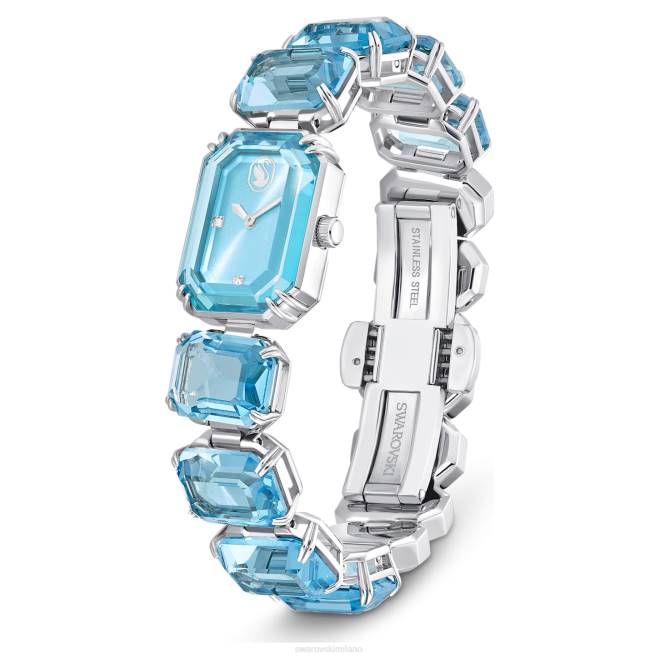 Swarovski DV4B1219 Accessori Bracciale taglio ottagonale, blu, acciaio inossidabile orologio
