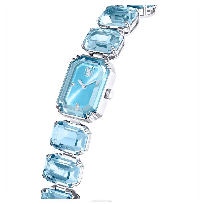 Swarovski DV4B1219 Accessori Bracciale taglio ottagonale, blu, acciaio inossidabile orologio