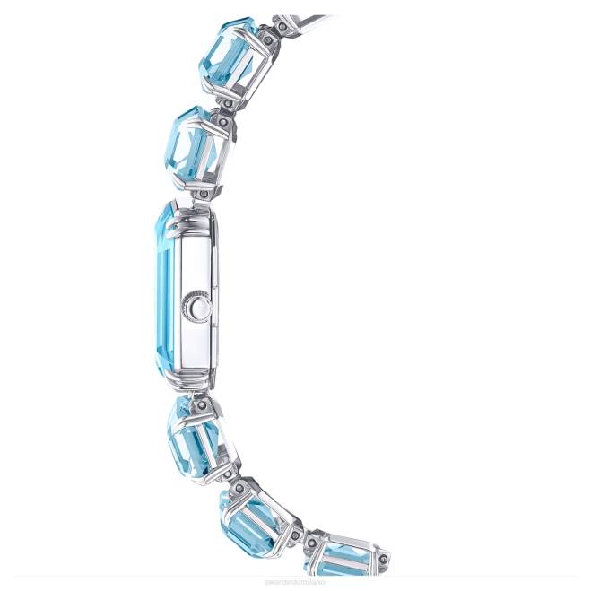 Swarovski DV4B1219 Accessori Bracciale taglio ottagonale, blu, acciaio inossidabile orologio