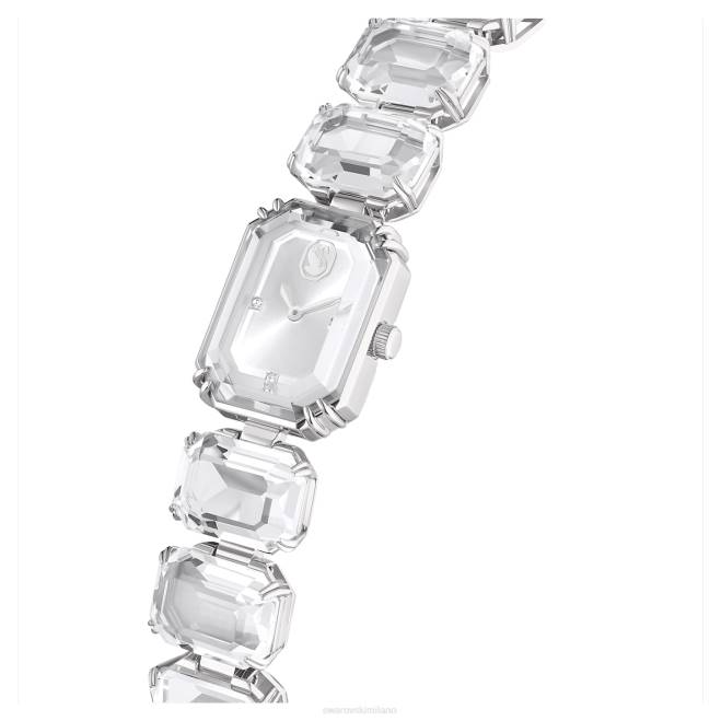 Swarovski DV4B1225 Accessori Bracciale taglio ottagonale, bianco, acciaio inossidabile orologio