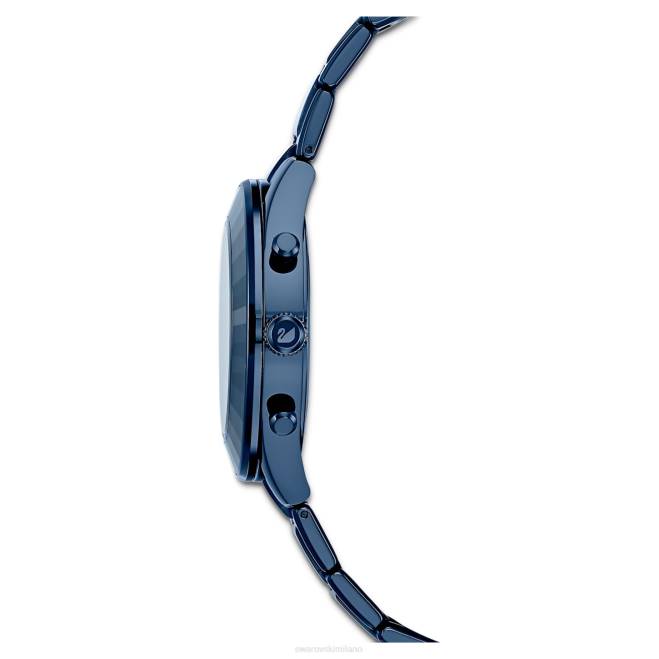 Swarovski DV4B1232 Accessori swiss made, bracciale in metallo, colore blu, finitura blu orologio sportivo Octea Lux