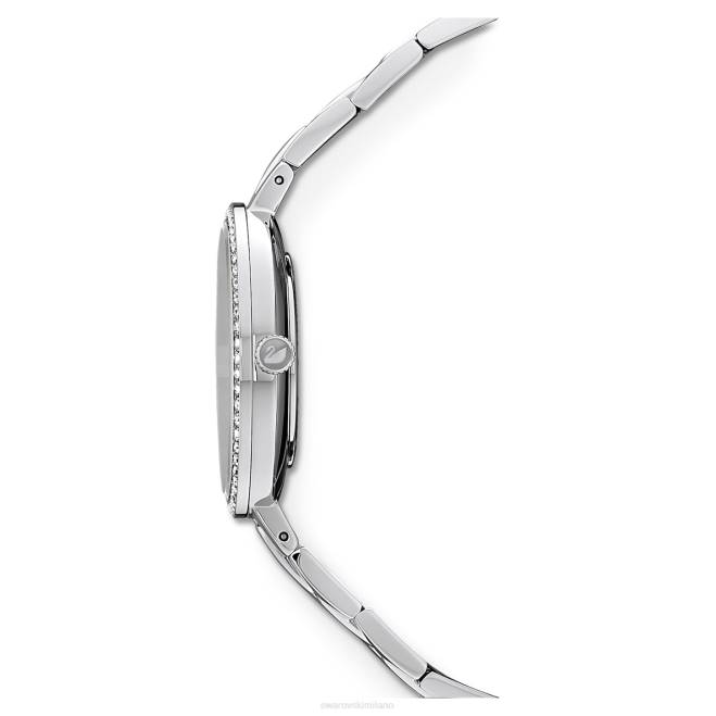 Swarovski DV4B1233 Accessori prodotto in Svizzera, bracciale in metallo, blu, acciaio inossidabile orologio cosmopolita