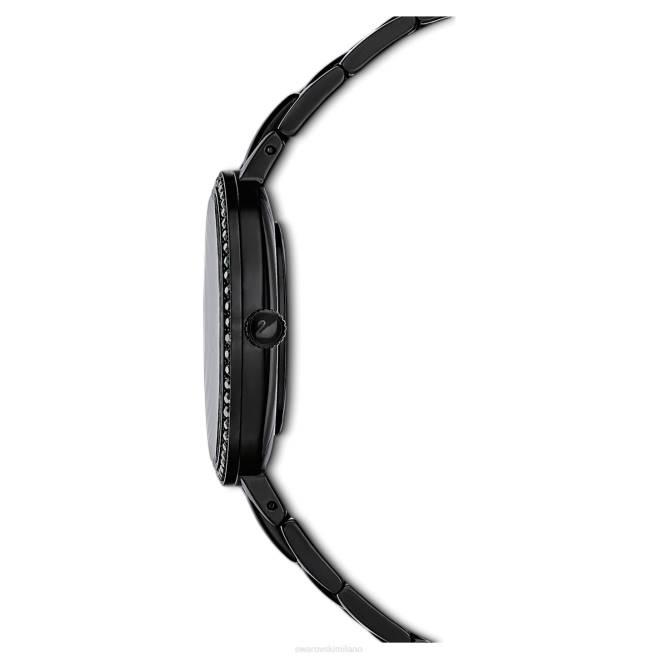 Swarovski DV4B1234 Accessori swiss made, bracciale in metallo, colore nero, finitura nera orologio cosmopolita