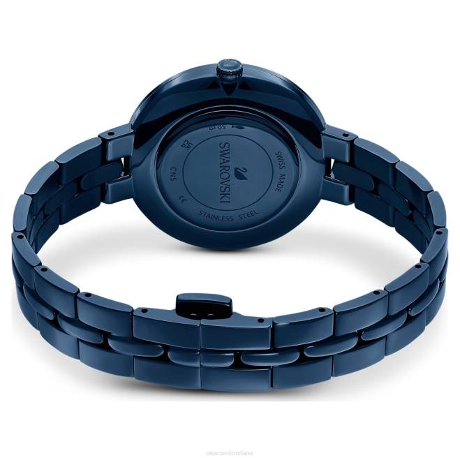 Swarovski DV4B1237 Accessori swiss made, bracciale in metallo, colore blu, finitura blu orologio cosmopolita