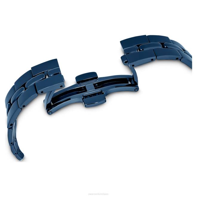 Swarovski DV4B1237 Accessori swiss made, bracciale in metallo, colore blu, finitura blu orologio cosmopolita
