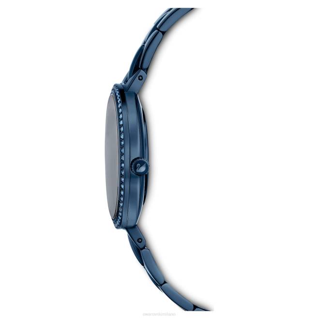 Swarovski DV4B1237 Accessori swiss made, bracciale in metallo, colore blu, finitura blu orologio cosmopolita
