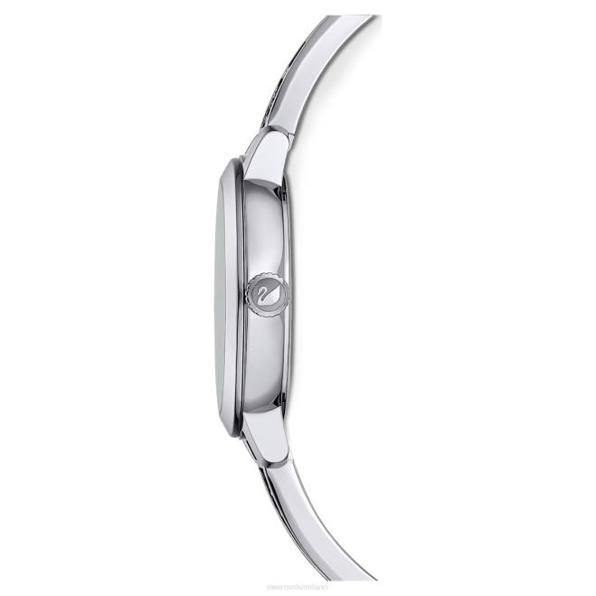 Swarovski DV4B1240 Accessori prodotto in Svizzera, bracciale in metallo, tono argento, acciaio inossidabile orologio rock cosmico