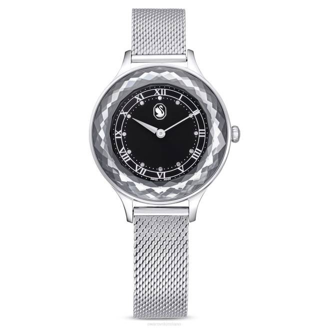 Swarovski DV4B1241 Accessori prodotto in Svizzera, bracciale in metallo, nero, acciaio inossidabile orologio Octea Nova
