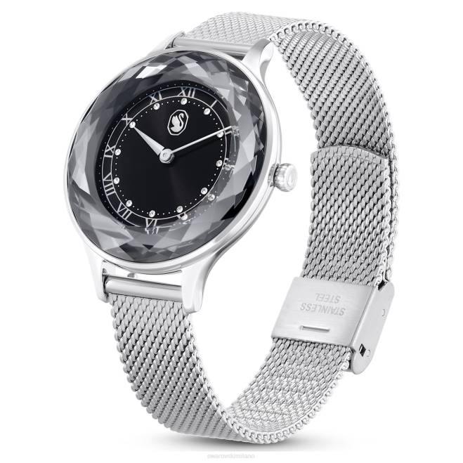 Swarovski DV4B1241 Accessori prodotto in Svizzera, bracciale in metallo, nero, acciaio inossidabile orologio Octea Nova