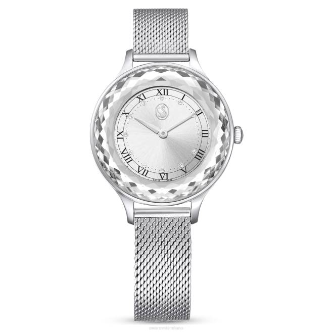 Swarovski DV4B1242 Accessori prodotto in Svizzera, bracciale in metallo, tono argento, acciaio inossidabile orologio Octea Nova