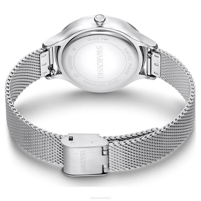 Swarovski DV4B1242 Accessori prodotto in Svizzera, bracciale in metallo, tono argento, acciaio inossidabile orologio Octea Nova